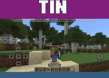 Scythe from Tinkers Legacy Reforged Mod for Minecraft PE