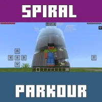 Spiral Parkour Map for Minecraft PE