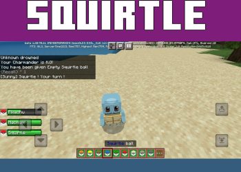 Squirtle from Pokemon 2 Mod for Minecraft PE