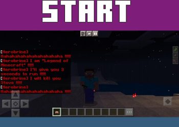 Start from Herobrine 2 Mod for Minecraft PE