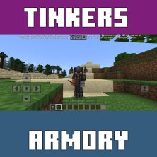 Tinkers Legacy Armory Mod for Minecraft PE