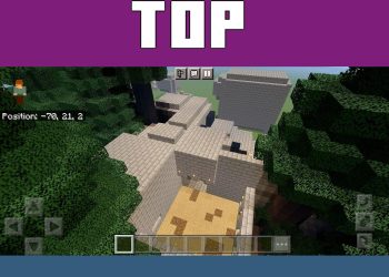 Top View from Prison Escape 2 Map for Minecraft PE