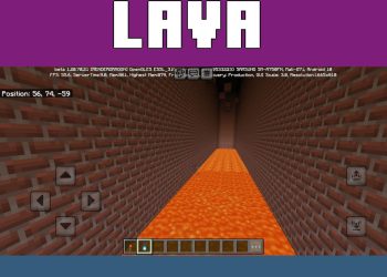 Lava Tunnel from School Map for Minecraft PE