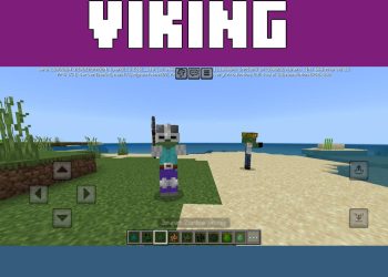 Viking from More Types of Zombies Mod for Minecraft PE