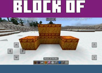 Block of Ardite from Tinkers Mod for Minecraft PE