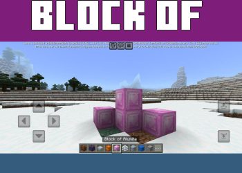 Block of Alumite from Tinkers Mod for Minecraft PE