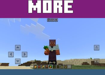 More Carrot from Edds Easy Harvest Mod for Minecraft PE