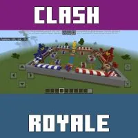 Clash Royale Map for Minecraft PE