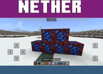 Nether Cobalt from Tinkers Mod for Minecraft PE