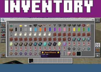 Inventory from Smartphones Mod for Minecraft PE