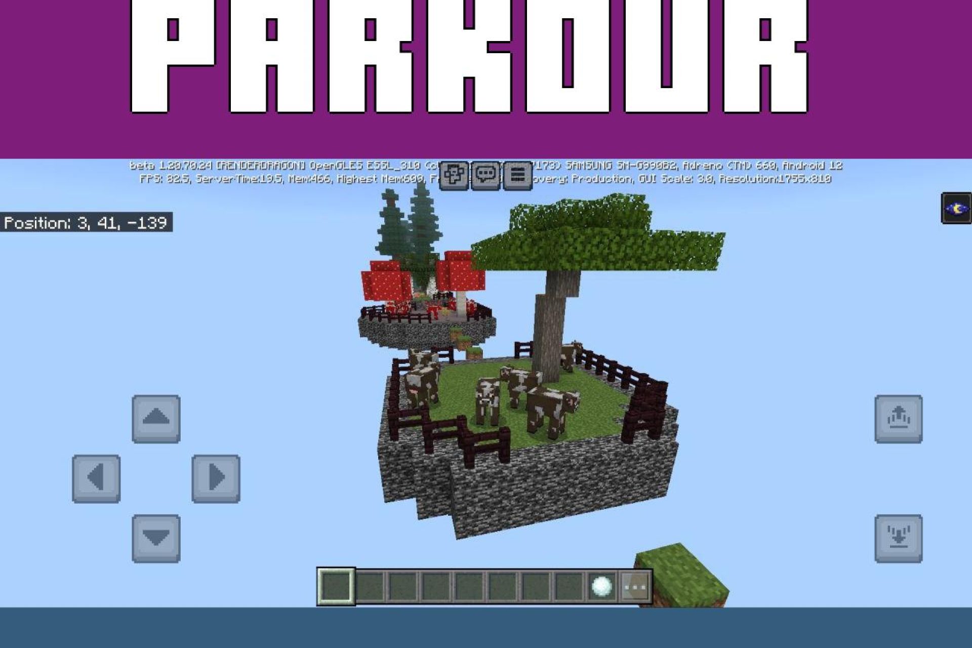 Download parkour maps for Minecraft PE: Dropper, Challenges