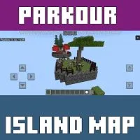 Parkour Island Map for Minecraft PE