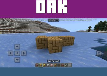 Oak Parquet from Dextens Chiselry Mod for Minecraft PE