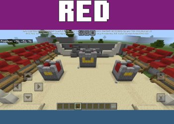 Red Team from Clash Royale Map for Minecraft PE