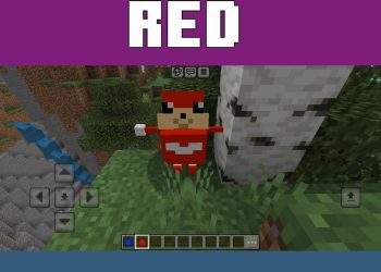 Red from Uganda Knuckles Mod for Minecraft PE