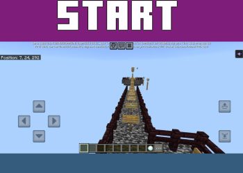 Start from Parkour Island Map for Minecraft PE