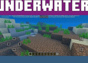 Underwater from Leaves Texture Pack for Minecraft PE