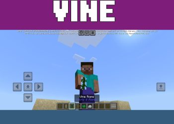 Vine Rope from Ropes and Knotes Mod for Minecraft PE