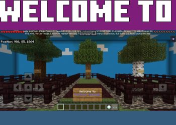 Welcome from Parkour Island Map for Minecraft PE