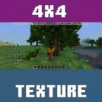 4 x 4 Texture Pack for Minecraft PE