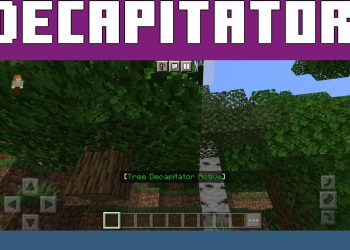 Active from Tree Capitator Mod for Minecraft PE