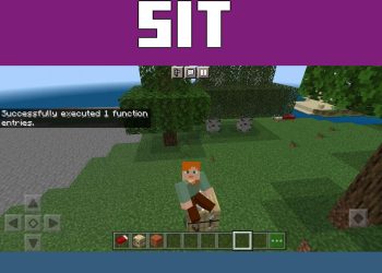 Anywhere from Sit Mod for Minecraft PE