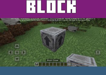 Cloner from Block Duplicator Mod for Minecraft PE