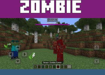 Eaten from Zombie Apocalypse 2 Mod for Minecraft PE