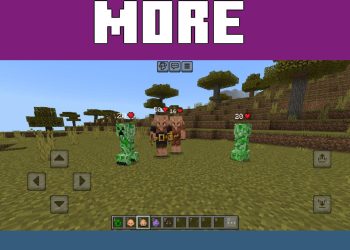 Enemies from Ultimate Survival Texture Pack for Minecraft PE