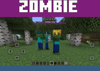 King from Zombie Apocalypse 2 Mod for Minecraft PE