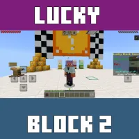 Lucky Block 2 Map for Minecraft PE