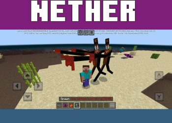 Nether Man from The Man from the Fog Mod for Minecraft PE