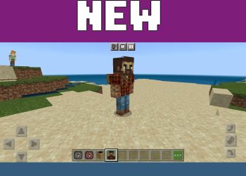 New NPC from Tree Capitator Mod for Minecraft PE