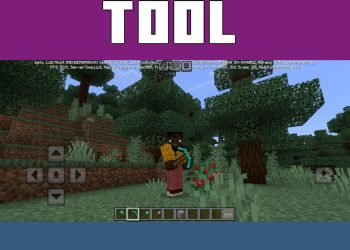 Pickaxe from Tool Swap Mod for Minecraft PE