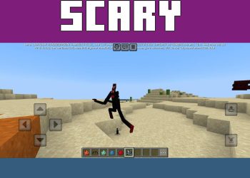Scary from The Man from the Fog Mod for Minecraft PE