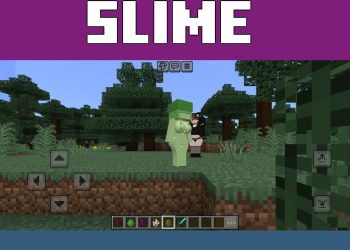 Slime Girl from Luna Mod for Minecraft PE