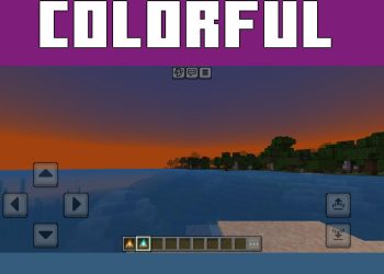 Sunset from Perfomizer Texture Pack for Minecraft PE