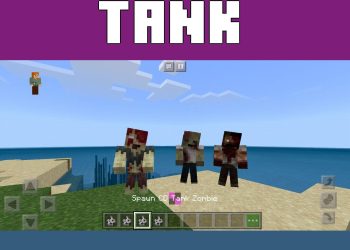 Tank from Zombie Apocalypse Mod for Minecraft PE