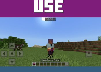 Use It from Disenchanter Table Mod for Minecraft PE
