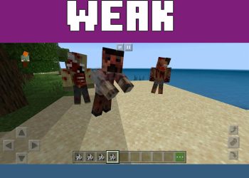 Weak from Zombie Apocalypse Mod for Minecraft PE