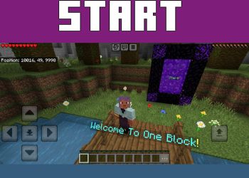 Challenge from One Block 2 Map for Minecraft PE