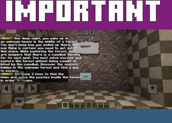 Info from Cannibal Map for Minecraft PE