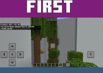 Location from Parkour Rooms Map for Minecraft PE