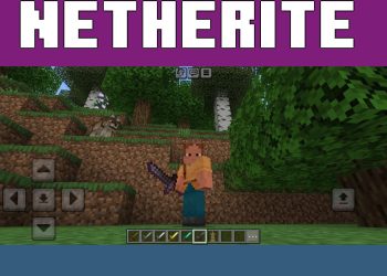 Netherite from Short Swords Texture Pack for Minecraft PE