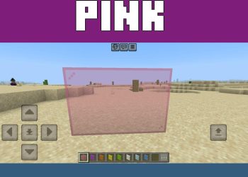 Pink from Settings from Connected Glass Mod for Minecraft PE