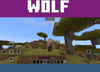 Sword from Old Nightly Wolf Mod for Minecraft PE