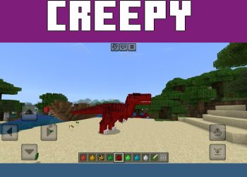 T-Rex from Simple Dinosaurs Mod for Minecraft PE