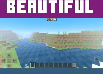 View from Low End Shader for Minecraft PE